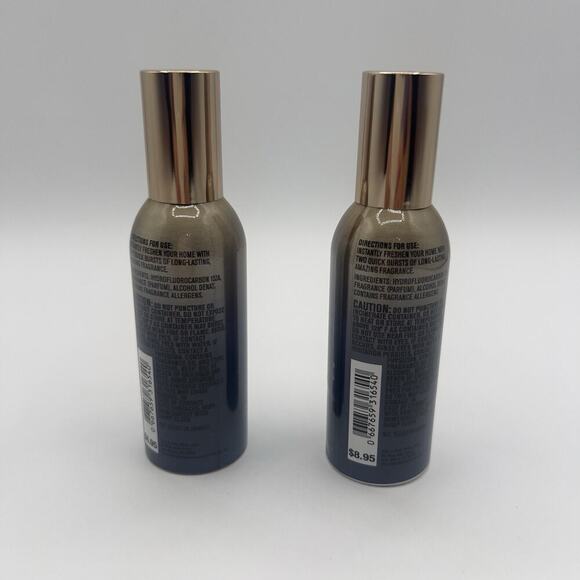 2X Bath & Body Works White Barn Mahogany Teakwood Home Fragrance Room Spray - Picture 3 of 4